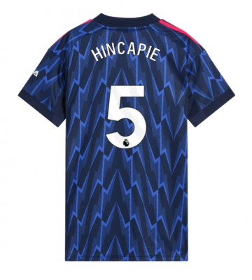 Arsenal Piero Hincapie #5 Udebanetrøje Dame 2025-26 Kortærmet